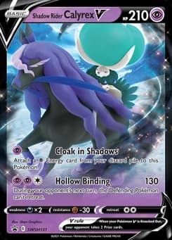 Shadow Rider Calyrex V SWSH Black Star Promos SWSH131