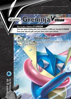 Greninja V-UNION SWSH Black Star Promos SWSH155