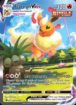 Flareon VMAX SWSH Black Star Promos SWSH180