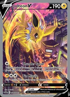 Jolteon V SWSH Black Star Promos SWSH183