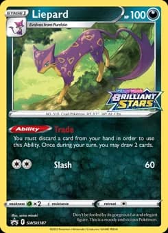 Liepard SWSH Black Star Promos SWSH187