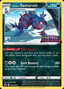Hisuian Samurott SWSH Black Star Promos SWSH207