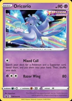 Oricorio SWSH Black Star Promos SWSH210