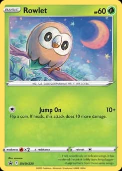 Rowlet SWSH Black Star Promos SWSH220