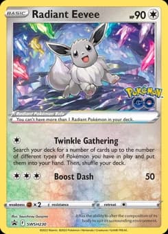 Radiant Eevee SWSH Black Star Promos SWSH230