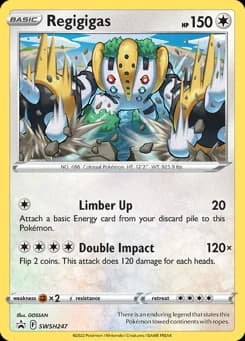 Regigigas SWSH Black Star Promos SWSH247