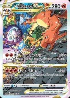 Charizard VSTAR SWSH Black Star Promos SWSH262