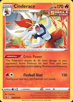 Cinderace SWSH Black Star Promos SWSH278