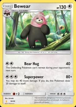 Bewear SM Trainer Kit Alolan Raichu 18
