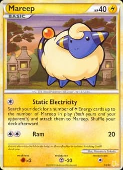 Mareep HGSS Trainer Kit Raichu 13