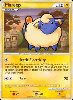Mareep HGSS Trainer Kit Raichu 20
