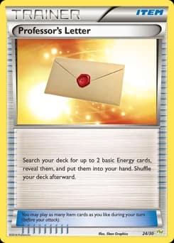 Professor's Letter