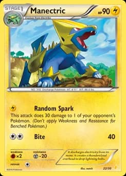 Manectric XY Trainer Kit Pikachu Libre 22