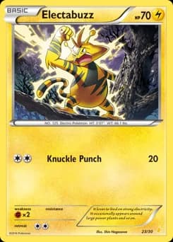 Electabuzz XY Trainer Kit Pikachu Libre 23