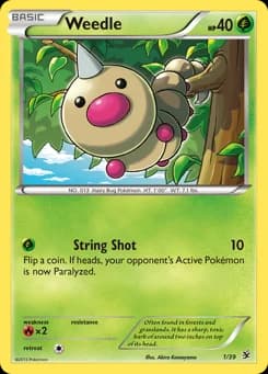 Weedle Kalos Starter Set 1