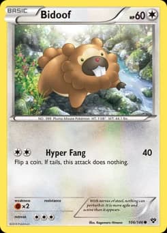 Bidoof XY 106