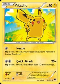 Pikachu XY 42