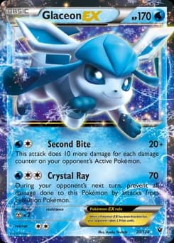 Glaceon-EX Fates Collide 20