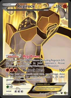 Regirock-EX Fates Collide 43a