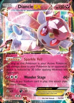 Diancie-EX Fates Collide 72