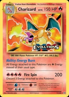 Charizard Evolutions 11