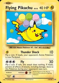 Flying Pikachu Evolutions 110