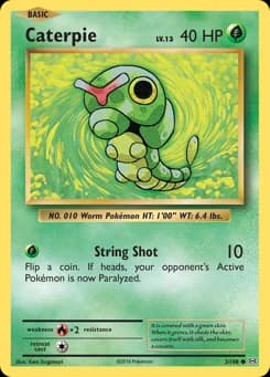 Caterpie Evolutions 3