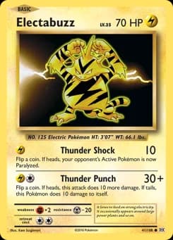 Electabuzz Evolutions 41