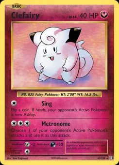 Clefairy Evolutions 63
