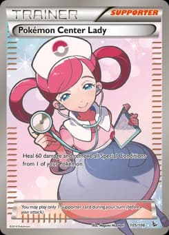 Pokémon Center Lady Flashfire 105