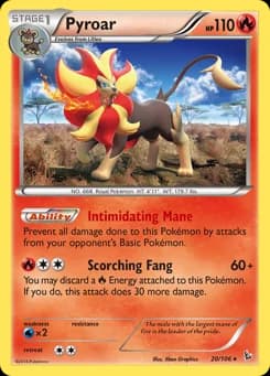 Pyroar Flashfire 20