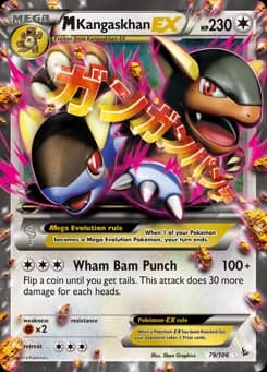 M Kangaskhan-EX Flashfire 79