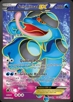 Seismitoad-EX Furious Fists 106
