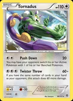 Tornadus Furious Fists 86