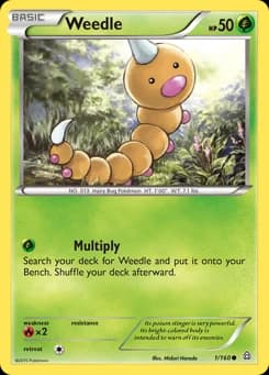 Weedle Primal Clash 1