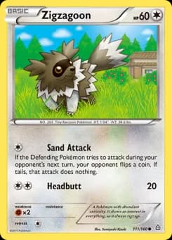 Zigzagoon Primal Clash 111