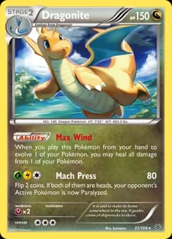 Dragonite Roaring Skies 51