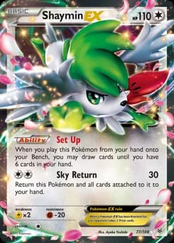 Shaymin-EX Roaring Skies 77