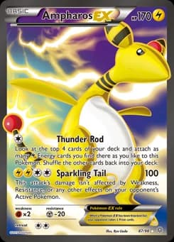 Ampharos-EX Ancient Origins 87