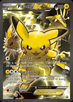 Pikachu-EX XY Black Star Promos XY124