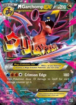 M Garchomp-EX XY Black Star Promos XY168