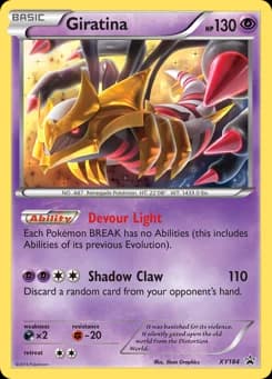 Giratina XY Black Star Promos XY184