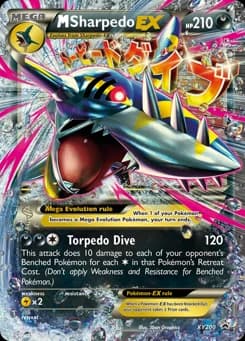 M Sharpedo-EX XY Black Star Promos XY200