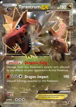 Tyrantrum-EX XY Black Star Promos XY70