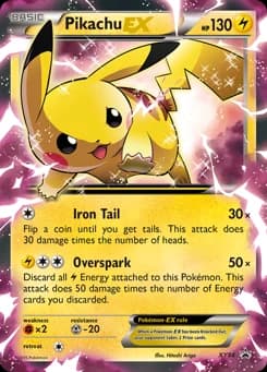 Pikachu-EX XY Black Star Promos XY84