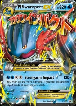 M Swampert-EX XY Black Star Promos XY87