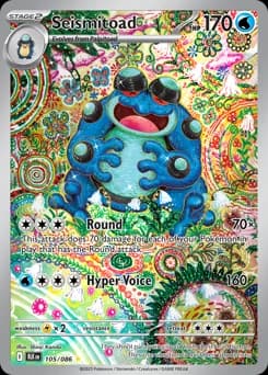 Seismitoad Black Bolt 105