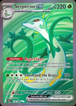 Serperior ex Black Bolt 156