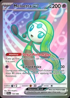 Meloetta ex Black Bolt 159