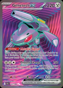 Genesect ex Black Bolt 161